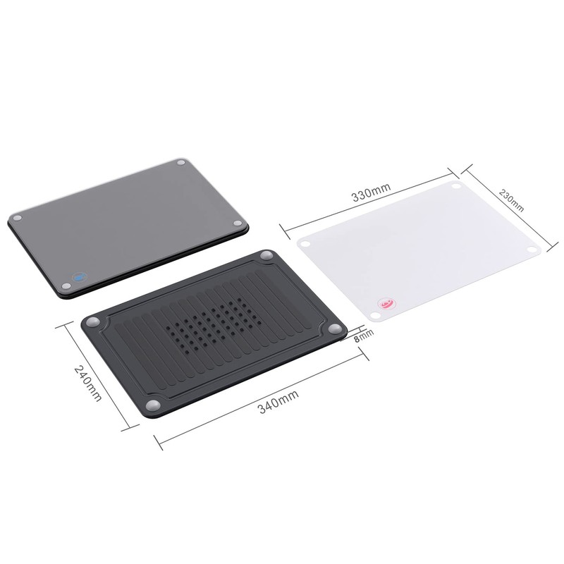 Empava Chopping Board Set, Meat Carving Board, Cutting Boards Kitchen,