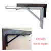 Folding Shelf Brackets 12 inch,Folding Brackets Heavy Duty Max.Load 410lb,DIY