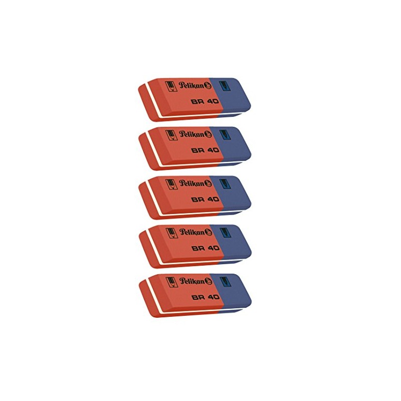 Pelikan BR40 Eraser Rubber, blue / red