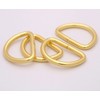 BIKICOCO Metal D-Rings Buckle, 1-1/4 Inch Non-Welded for Webbing Sewing