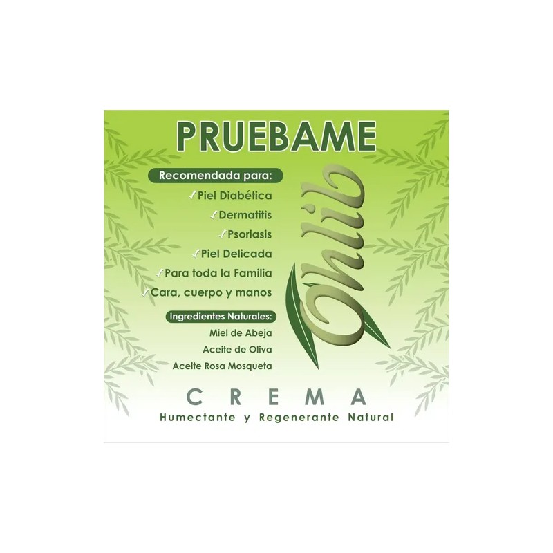 Crema Ohlib Humectante Y Regenerante Natural 240ml 3 Pack
