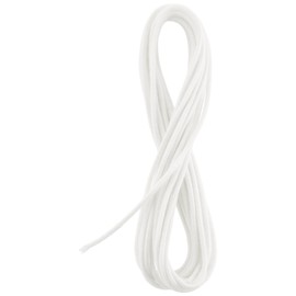 Clover 26-021 Round Rubber, 3 Pieces, Thickness Approx. 0.08 inch (2 mm), 19.8 ft (3.5 m) Roll, White