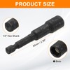 sourcing map Magnetic Nut Driver 8mm Hex Drive Socket CR-V
