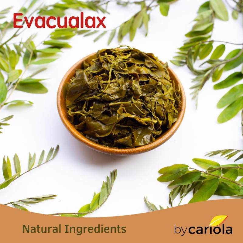 EVACUALAX Senna Laxative Tablets - Natural Vegetable Laxative with Senna