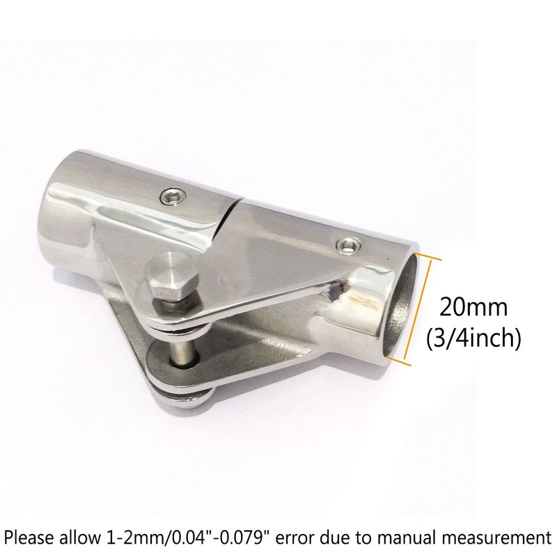 keehui 316 Stainless Steel Folding Swivel Connector Fitting for 3/4INCH