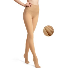 Ms.Myland Semi-opaque Tights, 100/680/1200D Soft Dacron Regular Women's Sheer Tights Multicolour Pantyhose,1 Pair Pack, Lamb Cashmere-1200d, S-L