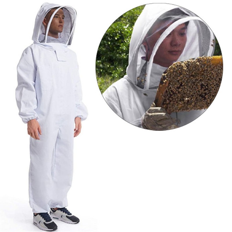 Bee Keeper Suit Professional Elastic Waist Soft Cotton Beekeeping Outfit
