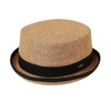 14+ ICHIYON PLUS 103577 Pork Pie Hat, Linen PORKPIE Hat,