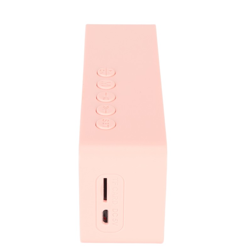 Alarm Clock Bluetooth Speaker Distortion Free USB Charging Mirror Display