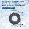 TOPDURE Insulating Foam Pipe Covers, Outdoor Water Pipe Insulation Water