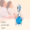 Annmors Tortoise Charms 925 Sterling Silver Pendant,Girl Jewelry Beads Gifts