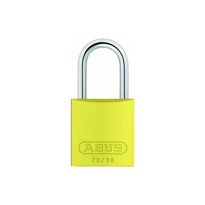 ABUS Yellow 72/30 Lockout Tagout Padlock w/ 1" Shackle, Single
