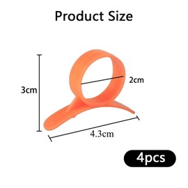 4 Pcs Orange Peeler Set,Citrus Zester Peeler,Multifunctional Creative Mini Orange Opener,Easy Opener,Plastic Fruit Cutter,Kitchen Gadget,for Citrus,Lemon