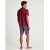 CALIDA Relax Imprint Men's Short Pyjamas 100% Cotton, Mars Red