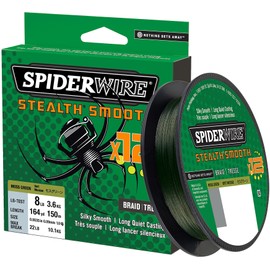 Spiderwire Stealth Smooth 12 Braid Moss Green Braided PE Dyneema Sea Spinning Nails Surf Fishing Carp Fishing