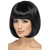Smiffys Black Partyrama Wig