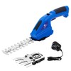 CORDLESS GARDEN SHEARS GRASS HEDGE SHRUB TRIMMER 2in1 DUAL ATTACHMENTS