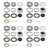 Racewill 4 Sets 25580 14125A Boat Trailer Axles Bearing Kits,