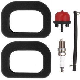 ZAMDOE RS100 Sponge Air Filter for Mountfield SP414 HP414 HP45 HP164 HP42R RV100 M411PD HP42R HP180R SP180R S421PD RV150 V35 Lawn Mower Engine Part Replaces 118550704/0, with Spark Plug Primer Bulb