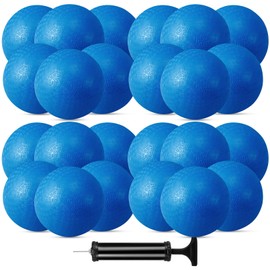 CACASO 24 Pcs 6 Inch Inflatable Dodgeball Balls, Sport Bouncy Balls with Hand Pump, Dodgeballs for Indoors Outdoors, Gym, School, Camps, Picnic