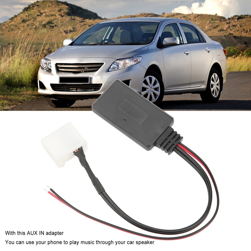 Car Bluetooth Wireless Module 20 Pin AUX IN Adapter Replacement