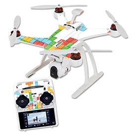 MightySkins Skin Compatible with Blade Chroma Quadcopter Drone wrap Cover Sticker Skins Tetris