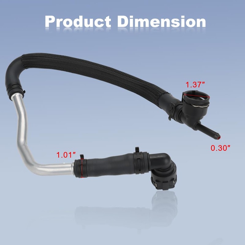 JDMON HVAC Heater Hose Kit Compatible with Jeep Wrangler 2.0L