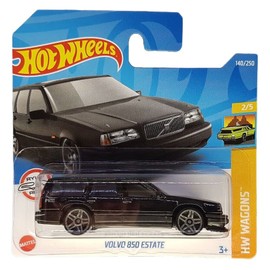 Hot Wheels - Volvo 850 Estate - HW Wagons 2/5 - HCX36 - Short Card - Black - Ryu's Rides - Mattel 2022