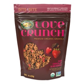 Love Crunch Organic Dark Chocolate & Red Berries Granola, 11.5 oz (Pack of 6), Non-GMO, Fair Trade, by Nature's Path