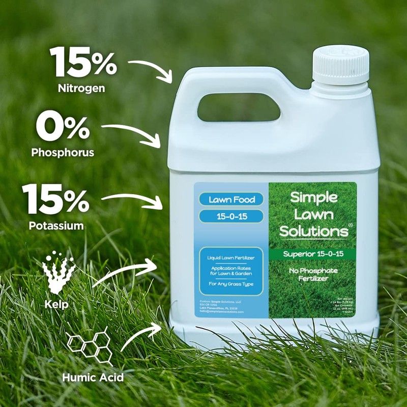 Superior 15-0-15 Liquid Fertilizer Nitrogen & Potash Lawn Food -