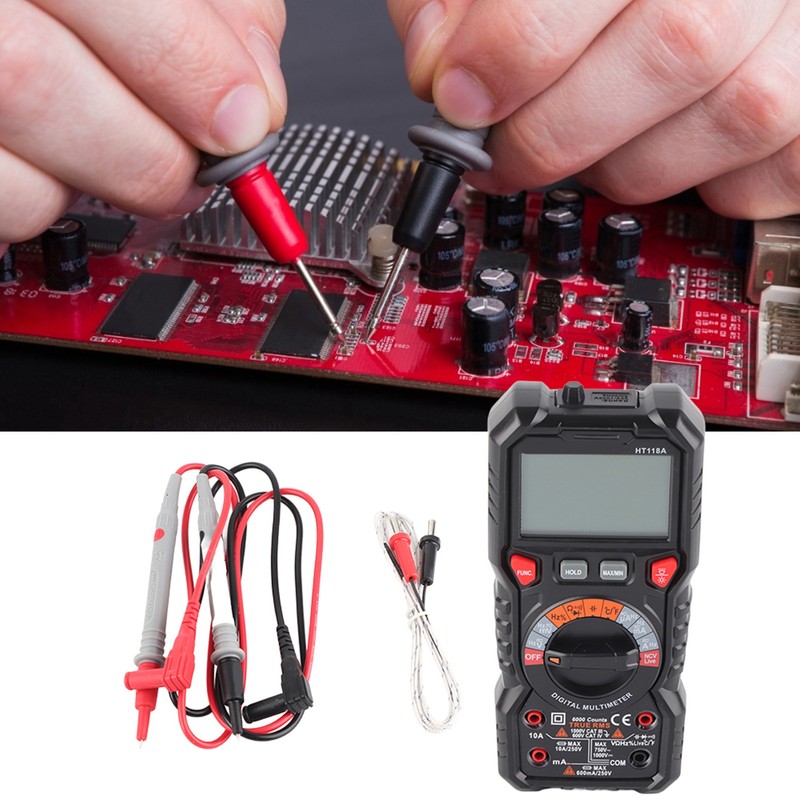 Multimeter Meter 6000 Count Digital Automatic Range True Effective Value