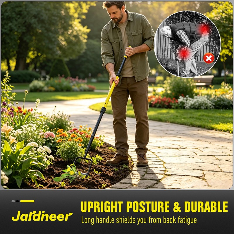 Jardineer Stirrup Hoe Garden Tool for Weeding