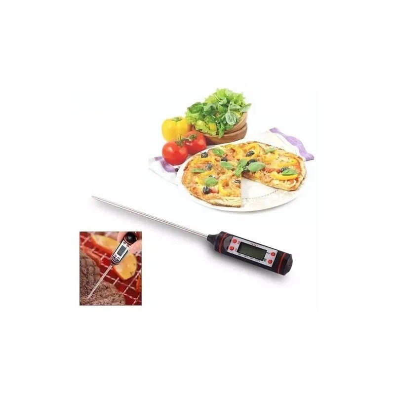 Termometro Digital Cocina Carne Reposteria Comida Negro