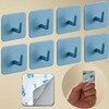 DEKAZIA® 8pcs Blue Cute Wall Hooks Cute Hooks Kids Wall