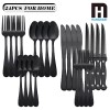 Unbranded 48-Pieces Stainless Steel Flatware Set with Steak Knives -