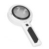 Reading Magnifying Glass 15X Magnification 3 Colors Adjustable LED Illuminated