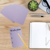 Wuyituart 100 Pcs Blank Business Cards Small Purple Note Index
