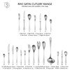 Robert Welch RW2 Satin Cutlery Coffee/Espresso Spoon, Set of 8.