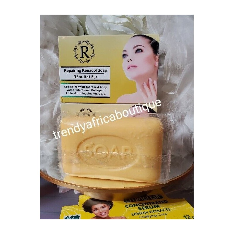 KENACOL Repairing KENACOL soap. Face & Body. Glutathion, Collagen 200g