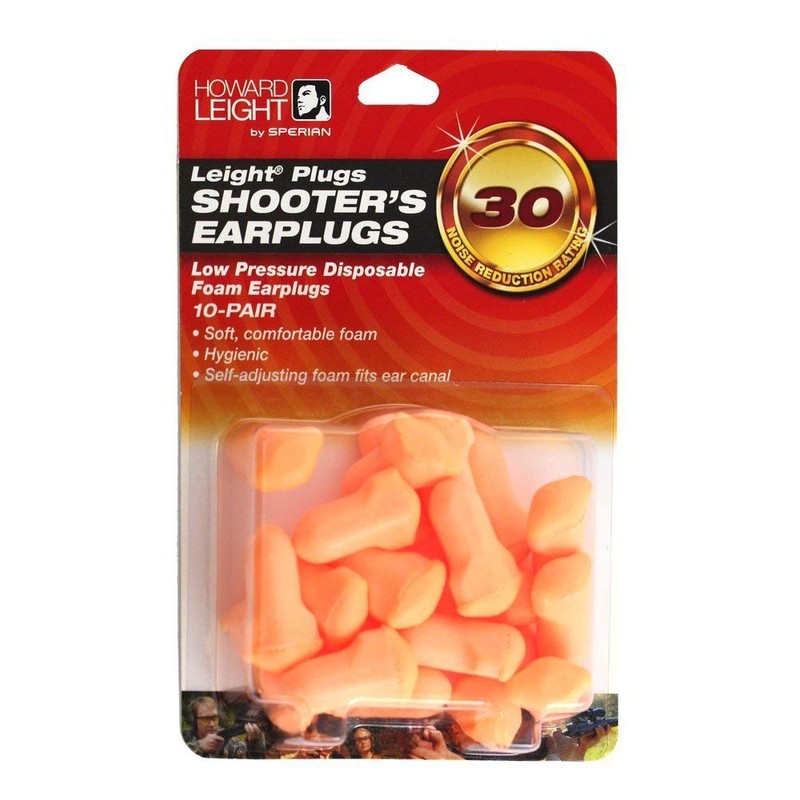 Howard Leight by Honeywell Low Pressure Disposable Foam Shooting Earplugs,