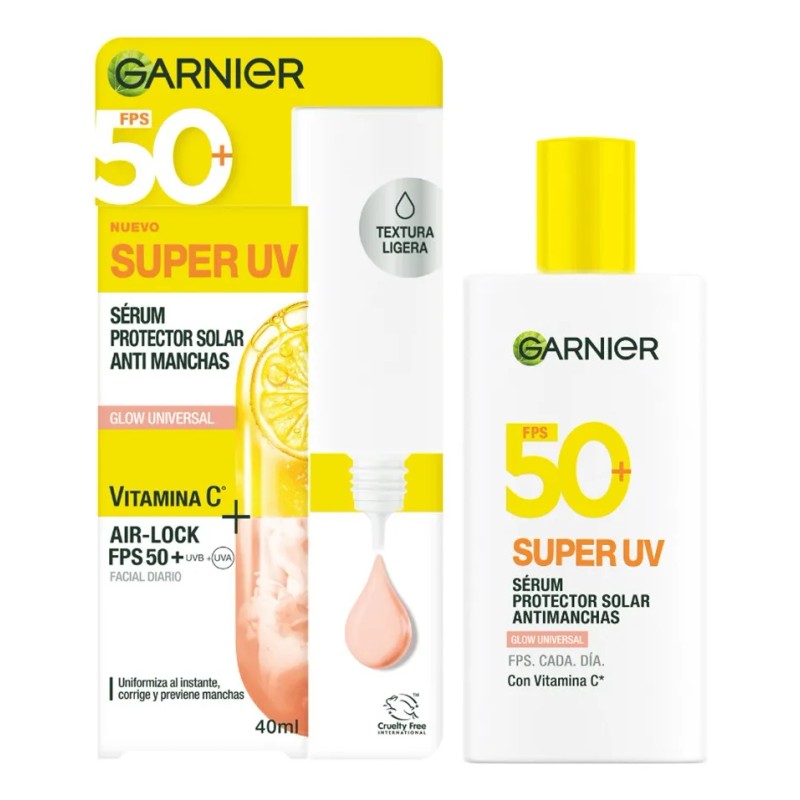 Protector Solar Facial Super Color Fps50 40ml Garnier