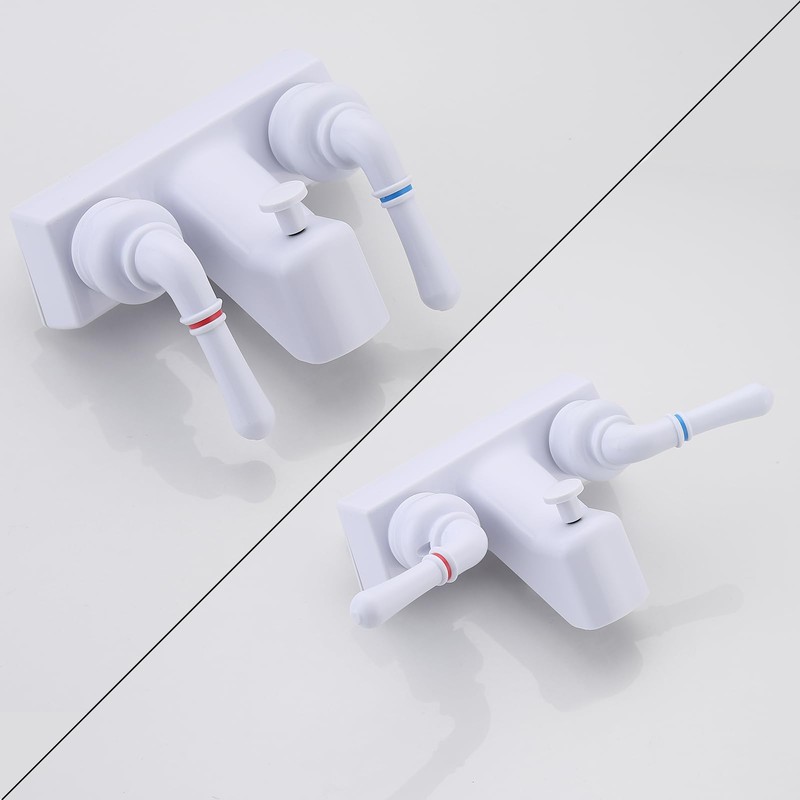 RV Shower Faucet, 4 inch Center-Set Tub/Shower Valve Diverter with