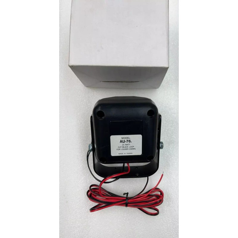OMEGA AU-76P 25w SUPER LOUD Car Alarm System Siren 6-TONE