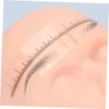 Baluue 10pcs Disposable Sticker Ruler Brow Stencil Eyebrow Ruler Face