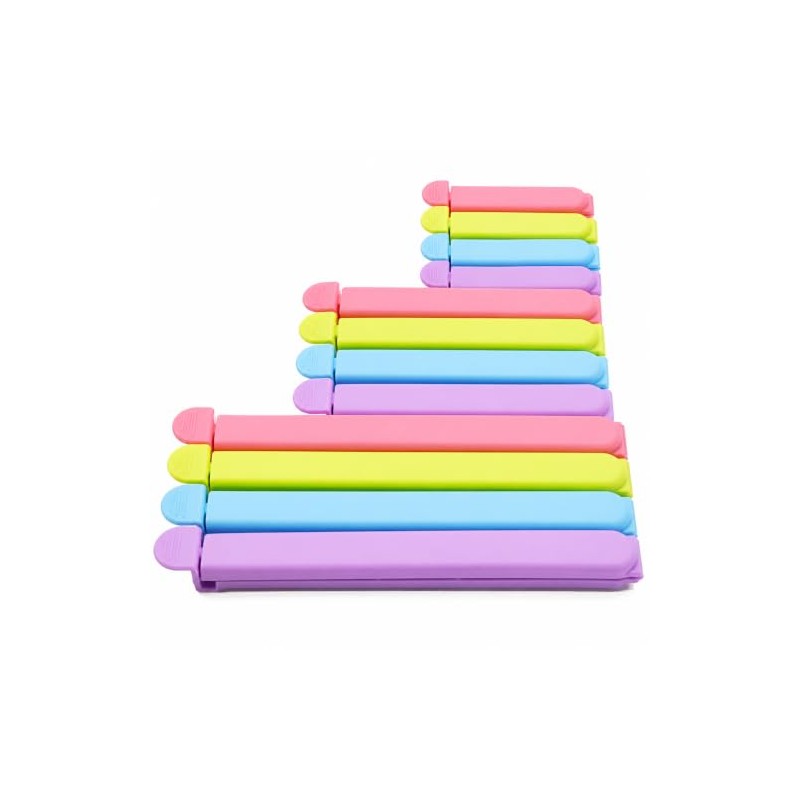 Tmflove - 12 clips de sellado para bolsas de alimentos