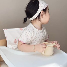 High Chair Cushion, Easy to Install, Fully Wipe Clean, High Chair Seat Pad for Keeping Baby Comfortable While Eating, High Chair Support Cushion with Cartoon Pattern for (Type B)