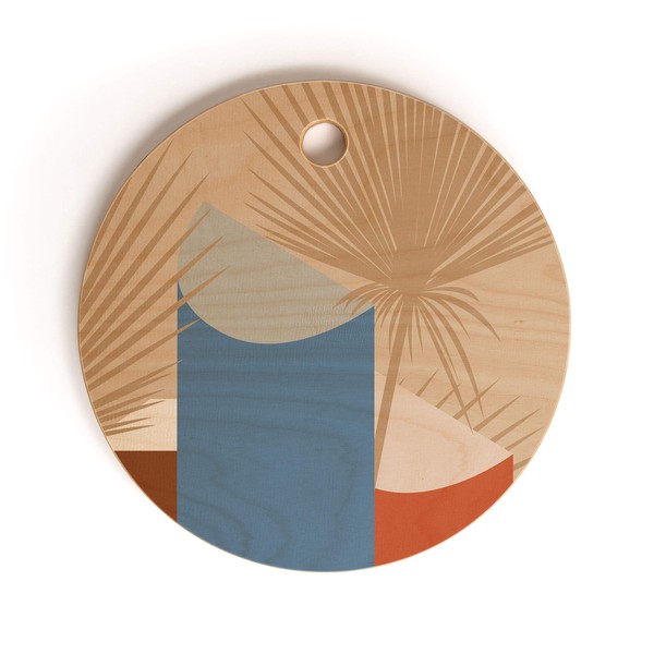 Society6 Mpgmb Tropical Breeze 02 Cutting Board, 11.5"x11.5", Multi