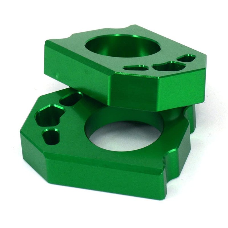 JFG RACING CNC Rear Axle Blocks Chain Adjuster For KX125