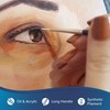 Silver Brush Limited Bristlon Script Liner Oil and Acrylic Brush,
