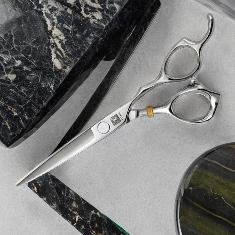 Titan T3D65 Professional Barber Scissors 6.5” 440C Japanese Steel Hair